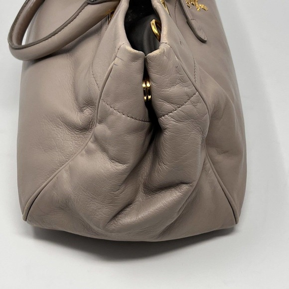 Authentic Prada Hand Bag Satchel Calf Leather 2237218 - Picture 3 of 16
